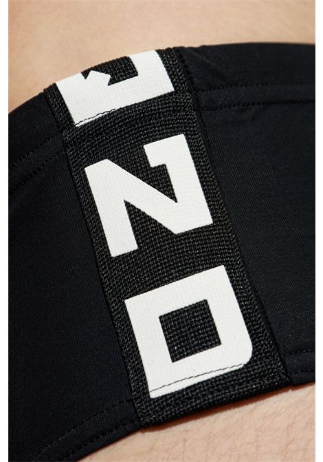 Costume Dsquared2  Swimwear uomo D7B456050001 nero bande laterali DSQUARED2 SWIMWEAR | Costumi | D7B456050001